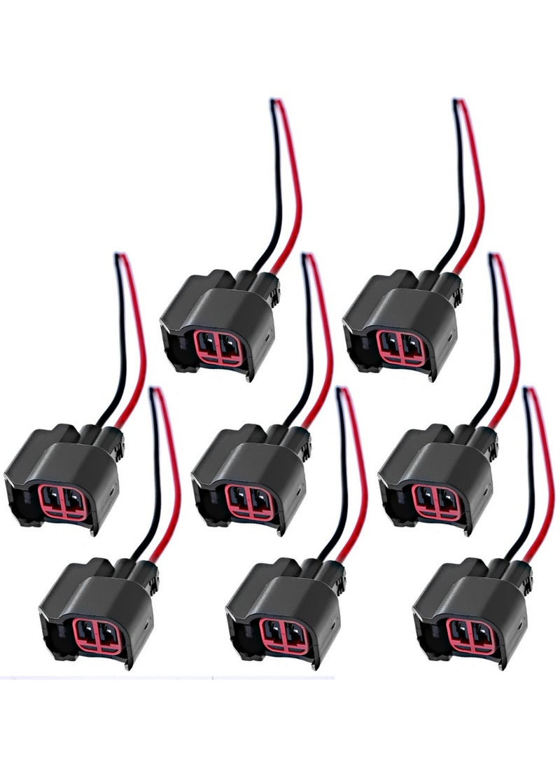 CMGTYYD 8 Pack Fuel Injector Kits Pigtail Connector Replacement for Ford F150 1999-2016 F250 1999-2013 Crown Victoria 1999-2011 Mustang 2002-2013 - Image 3