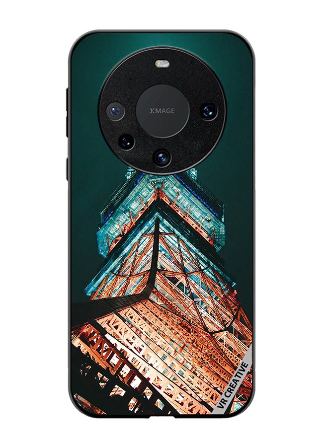 VR CREATIVE Protective Case Cover For Huawei Mate 60 Pro Tokyo Tower Design Multicolour - Image 1