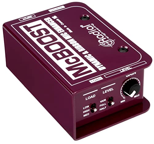 Radial Engineering Radial McBoost 1-Channel Active Mic Boost Direct Box - Image 1