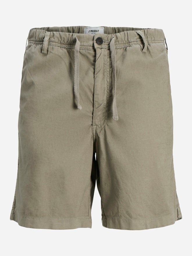 برودكت شورت سادة بقصة منتظمة مع رباط - Image 1