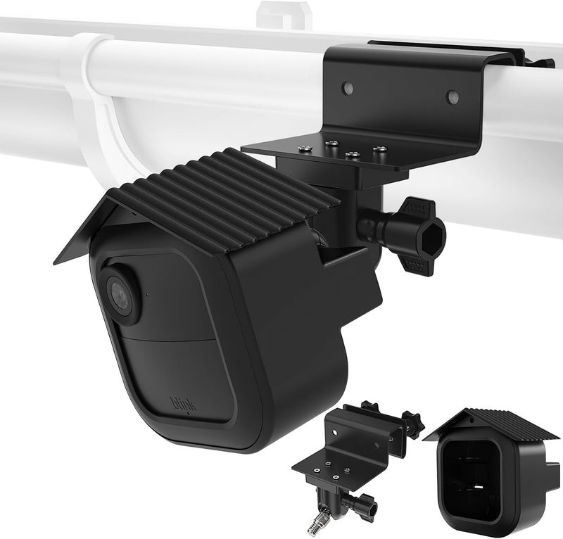OkeMeeo Gutter Mount for Blink Outdoor 4 and Weatherproof Protective Cover for Blink Outdoor 4th Gen(1 Pack) - Image 1