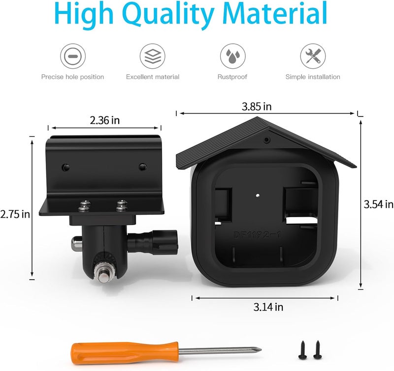 OkeMeeo Gutter Mount for Blink Outdoor 4 and Weatherproof Protective Cover for Blink Outdoor 4th Gen(1 Pack) - Image 4