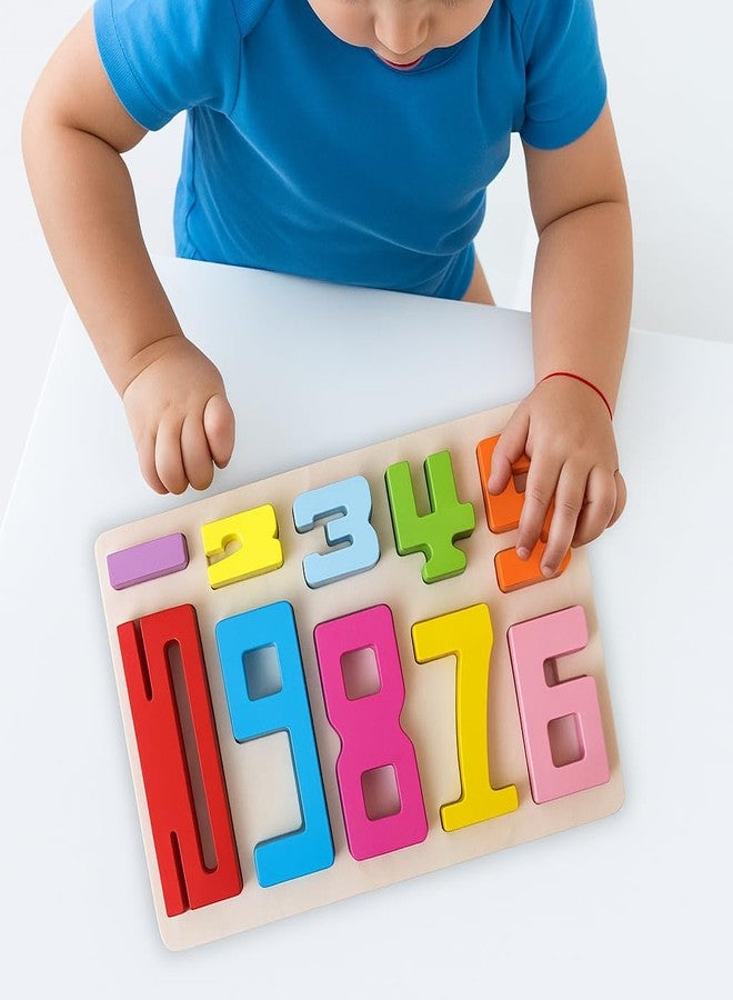 Bash Basics Number Blocks | Wooden Learning Educational Game Board for Kids | Montessori Educational Learning Toys | Puzzle Toys for 2 Years Old Boys & Girls | Counting Blocks | Birthday Gift (10Pcs) - Image 1