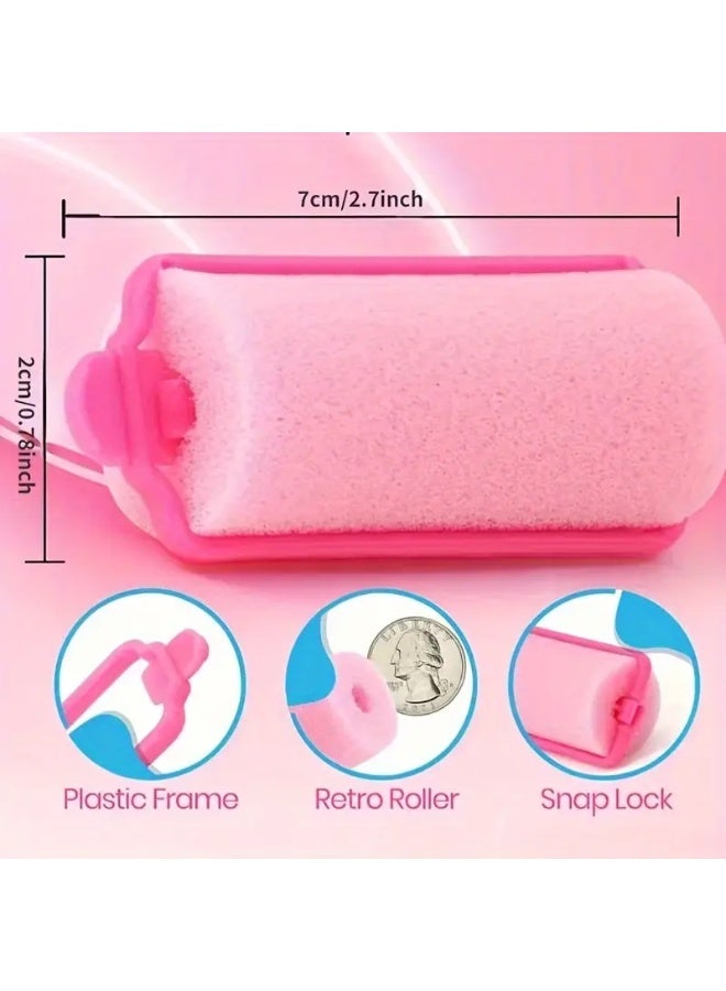 LANGMANNI 12pcs Foam Hair Roller, No Heat Hair Curler To Sleep In Overnght, Soft Wave Hair Curler For Short And Medium Hair - Image 2