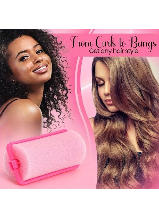 LANGMANNI 12pcs Foam Hair Roller, No Heat Hair Curler To Sleep In Overnght, Soft Wave Hair Curler For Short And Medium Hair - Image 3