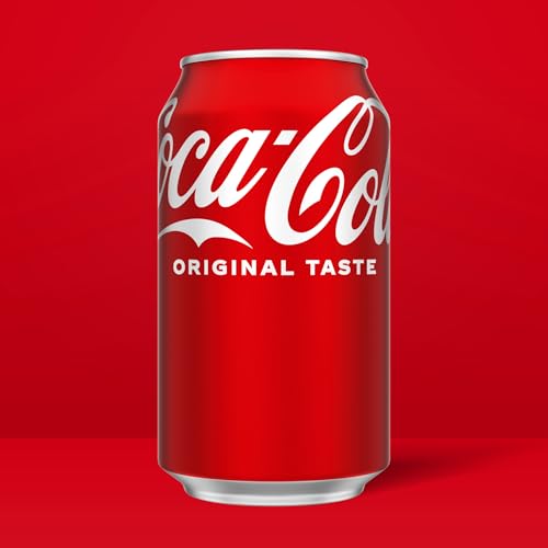 Coca-Cola Fridge Pack Soda Soft Drink, 12 fl oz Cans, 12 Pack - Classic Cola Soda Cans - Image 2