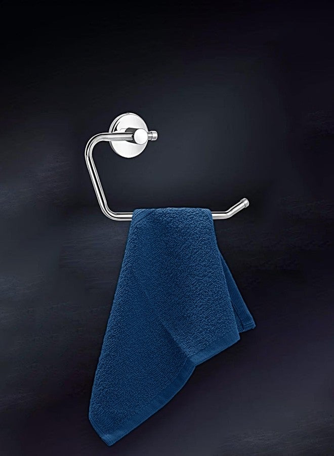 THE HAPPY POD Essential 100% Cotton Face Towel - Pack of 4, Soft & Absorbent, Quick Dry, Lightweight Towels for Face, Gym, Travel & Everyday Use| 30 x 30 cm - 380 GSM | Royal Blue - Image 4