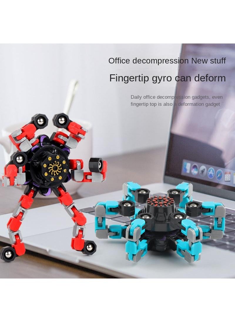 Y&D Deformation Decompression Luminous Rotating Fingertip Finger Gyro Toy  - Image 3
