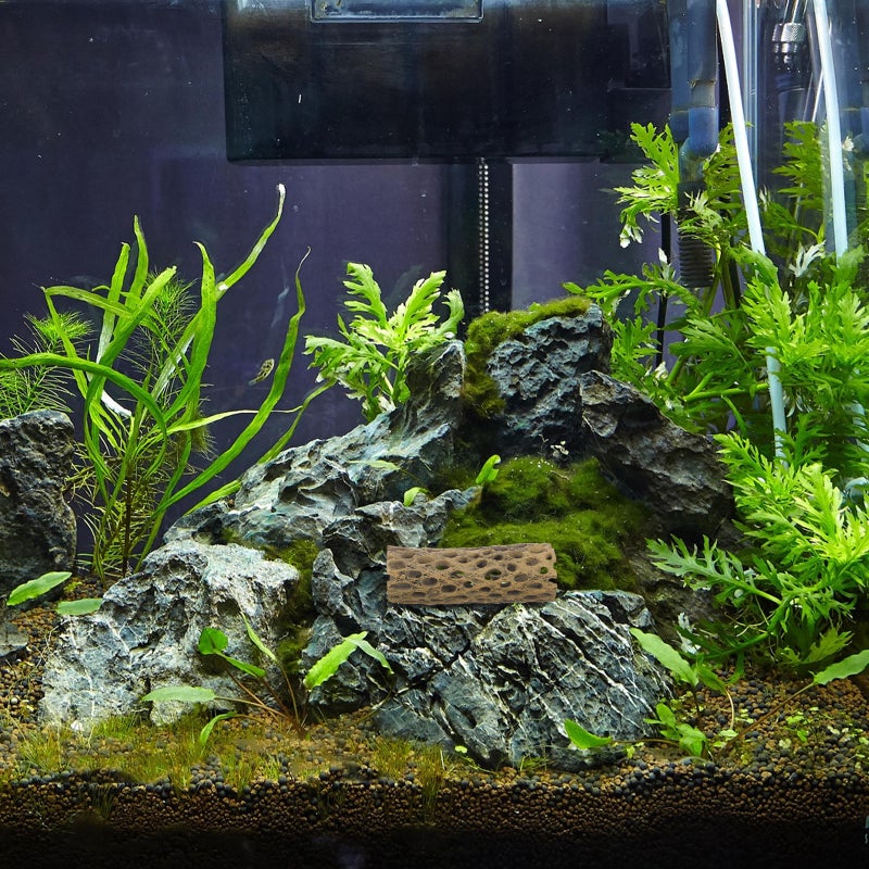Simulation Tree Trunk Ornament Shrimp Shelter Fish Shrimp Breeding Hiding Cave - Image 5