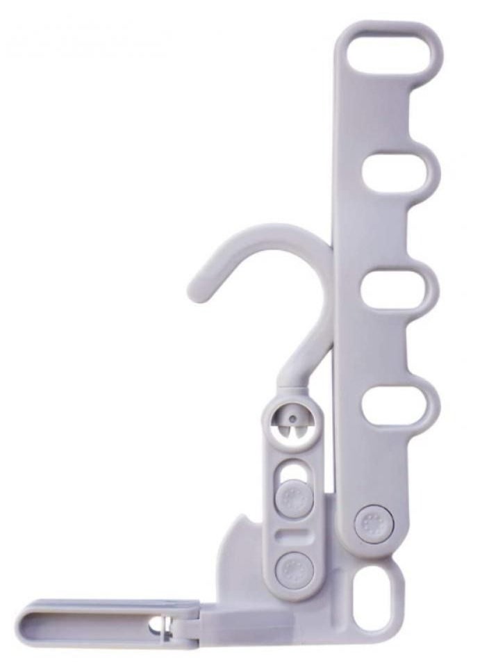 Over Door Hanger Heavy-Duty Hook Hanging Clothes Coat Bag Robe Towel Bathroom Closet Back of Door Hanger Sturdy Anti-Rust Lightweight 5-Hooks