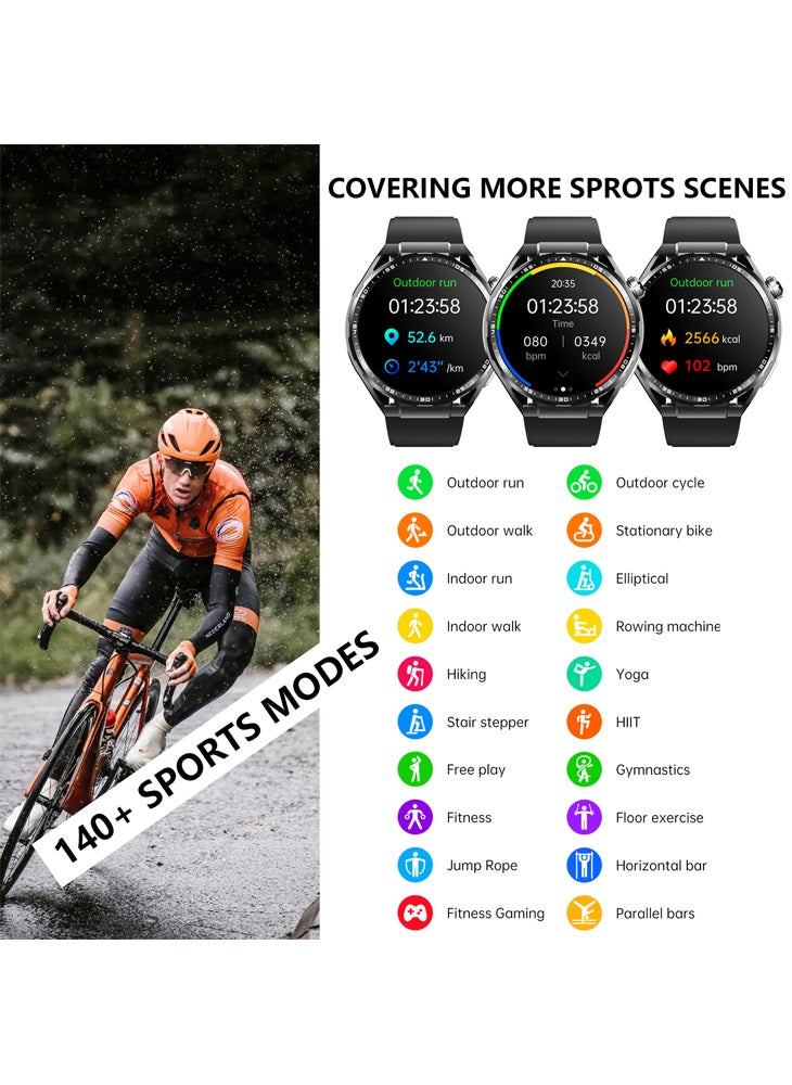 Chomel F200Healthy Smart Watch sports watch 1.55 inch ECG electrocardiogram blood pressure monitoring SOS scientific sleep non-invasive - Image 3