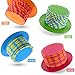 JOVITEC 8 Pcs 116 Inch Mad Hatter Tea Party Hats Decorations Cardboard Paper Fold Top Hats for Costume Accessory Party Supplies - Image 4