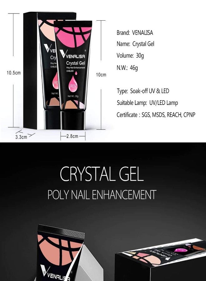 VENALISA Nail Poly Extension Gel, Builder Gel, Nail Thickening, Acrylic Nail Design, Easy to DIY at Home Poly Nail Gel 30g (R14) - Image 5