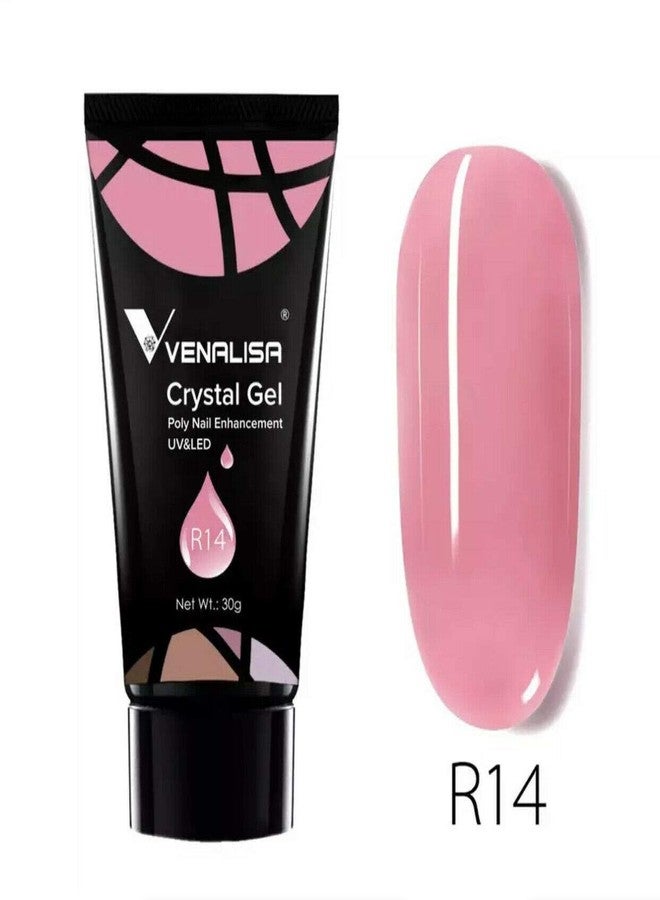 VENALISA Nail Poly Extension Gel, Builder Gel, Nail Thickening, Acrylic Nail Design, Easy to DIY at Home Poly Nail Gel 30g (R14) - Image 2