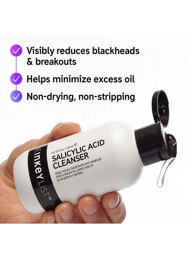 The INKEY List Salicylic Acid Cleanser, Face Wash for Blemishes, Blackheads, Oily Skin and Breakouts, Non-Drying Facial Cleanser Safe for All Skin Types, 5.0 fl oz - Image 5