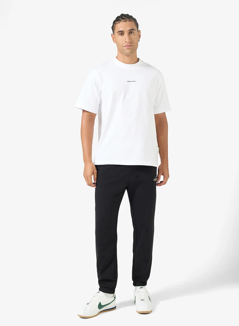 JACK & JONES Logo Relaxed Fit Drawstring Sweatpants