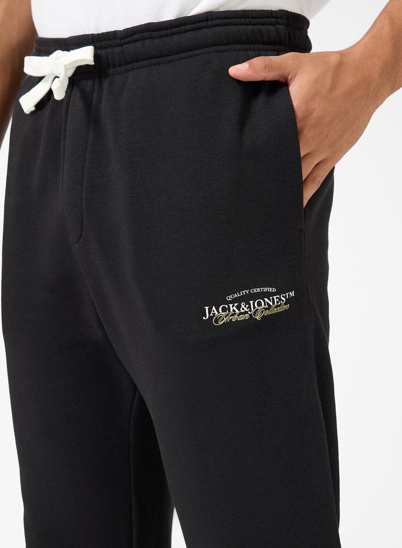 JACK & JONES Logo Relaxed Fit Drawstring Sweatpants - Image 4