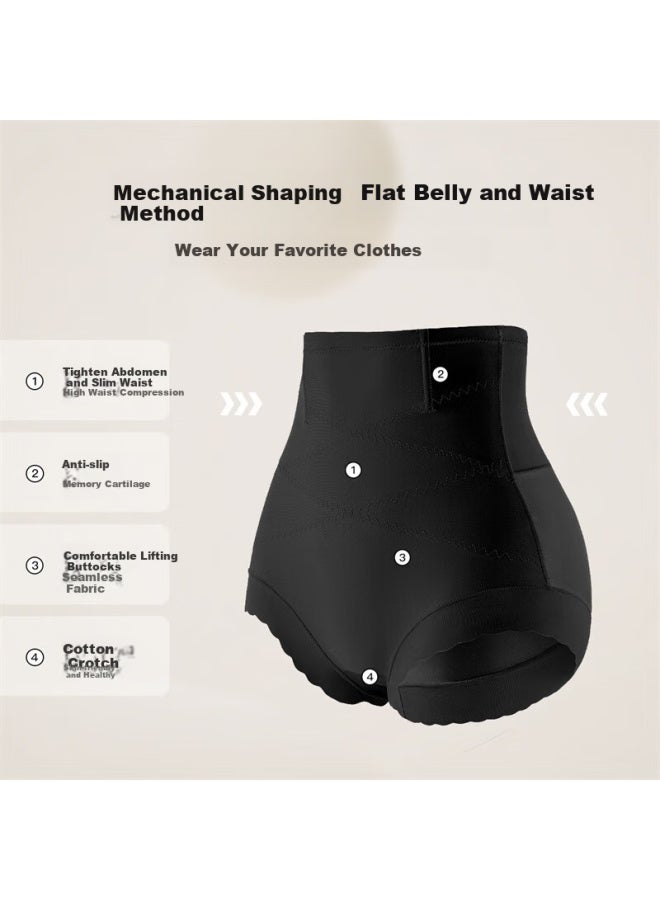 Moonbadi Women's Slimming Shapewear Shorts, Invisible Tummy Control High-waist Thin Breathable Lifting Triangle Panties