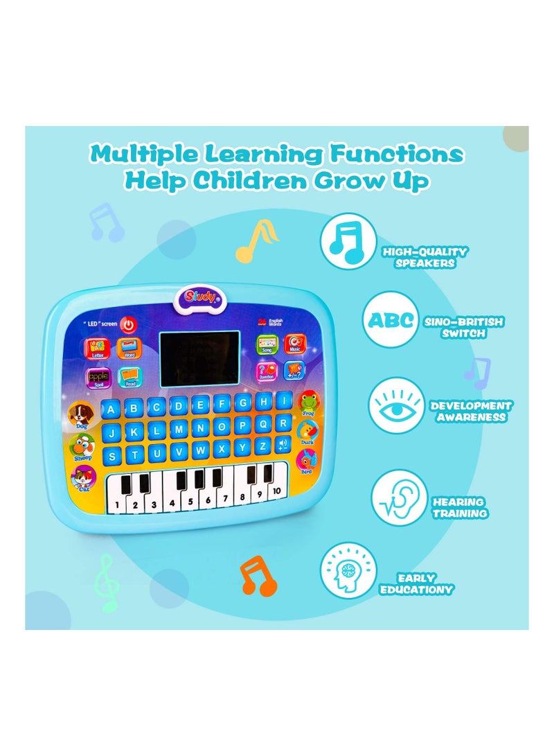 1-2-3 Year Old Girl Boy Gifts-Toddlers Learning Toys for 2-5 Year Old Girls Boys Birthday Presents Gift for Kids Boy Age 1-2-3-4 Year Old Toddler Tablet Interactive Educational Toy Laptop for Kid Game - Image 3