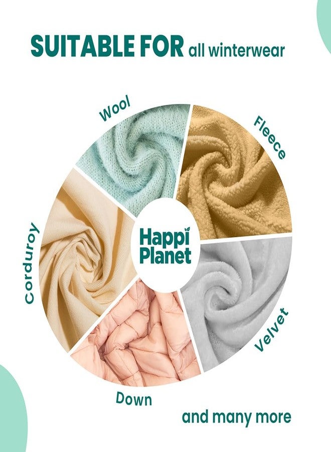 Happi Planet | Wool & Winter Wear Shampoo | Powered by Lint Shield™ Technology | 500 ML | Reduces Lint & Pilling, Gentle on Wool, Fleece, Velvet, Down, Corduroy | Plant-Based, Eco-Friendly, Non-Toxic - Image 4