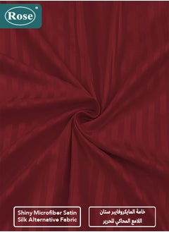 ROSE Classic Luxury Hotel Striped Comforter, Made of Premium Microfiber, Set of 6 pieces, Soft Lightweight, King size: (260x240 cm), Burgundy - pzsku/Z97CC26611EA5815DF4F7Z/45/_/1720389617/d6381a7b-4233-41ea-bb21-63973426871d