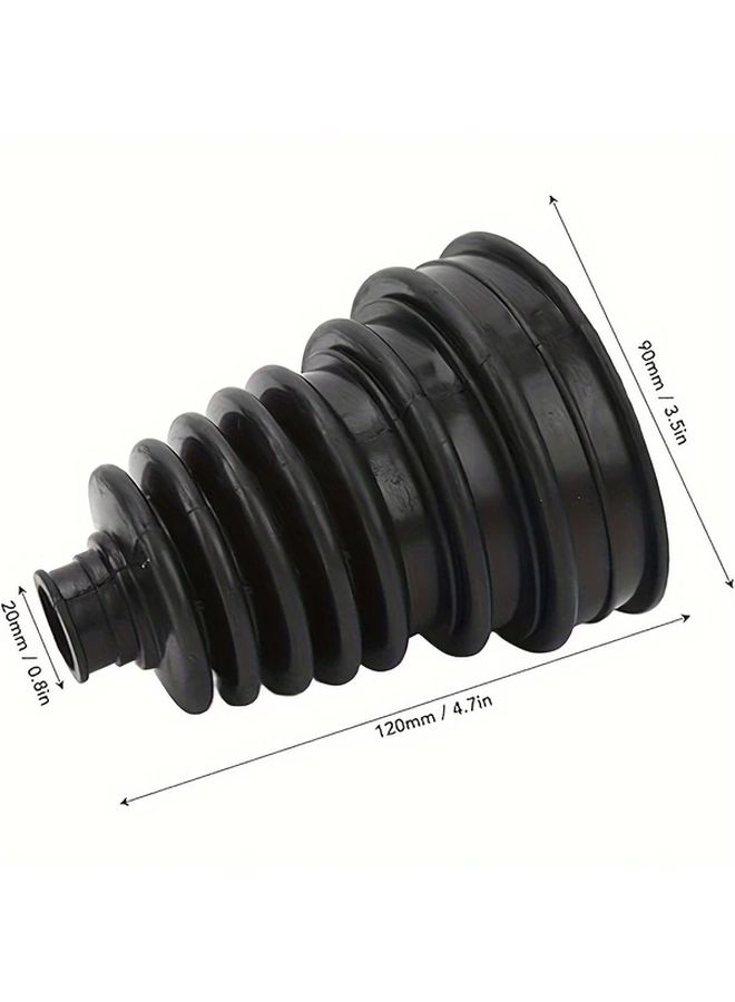 2 Pack Silicone Constant Velocity Dust Covers For Drive Shafts Equipped With Four Clamps Universal Silicone CV Joint Dust Cover Kit Telescopic Automotive Tool - Image 2