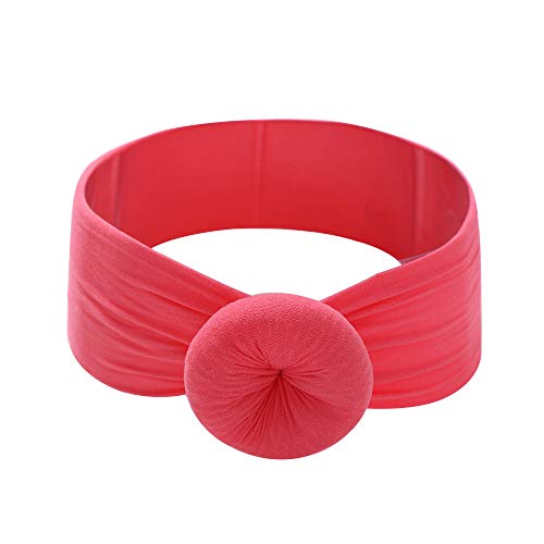 Qandsweet Baby Headbands Circle Bows Knotted Soft Silk Nylon Headwraps For Newborn Infant Toddlers Girl Kids - Image 4