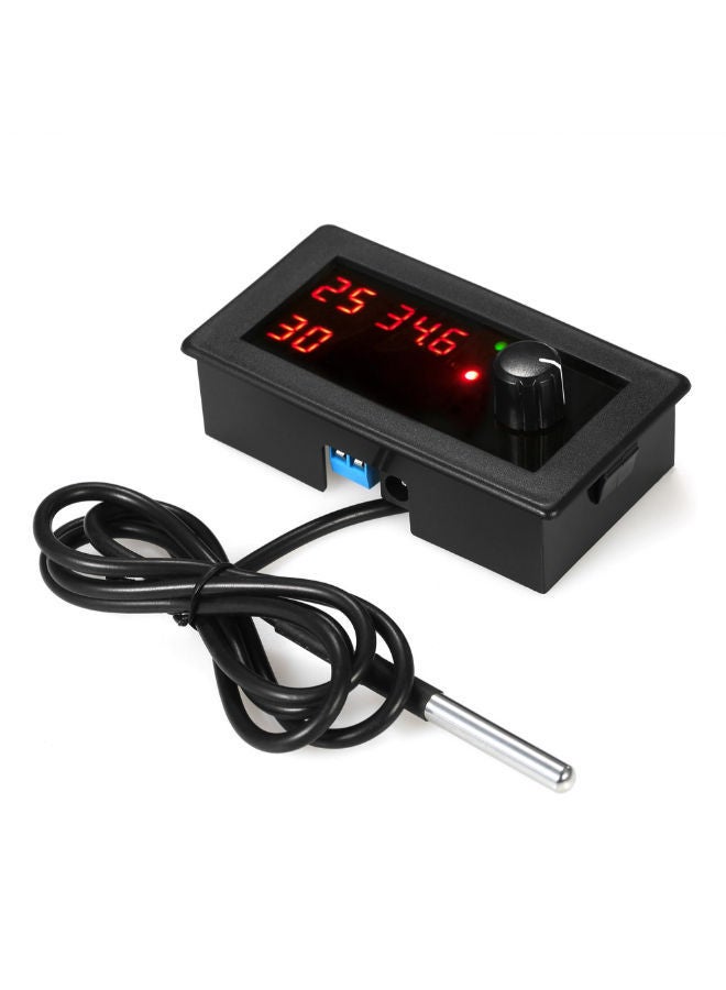 نيبمينينت جهاز تحكم رقمي في درجة الحرارة بشاشة LCD مع استشعار مضاد للماء أسود - Image 3
