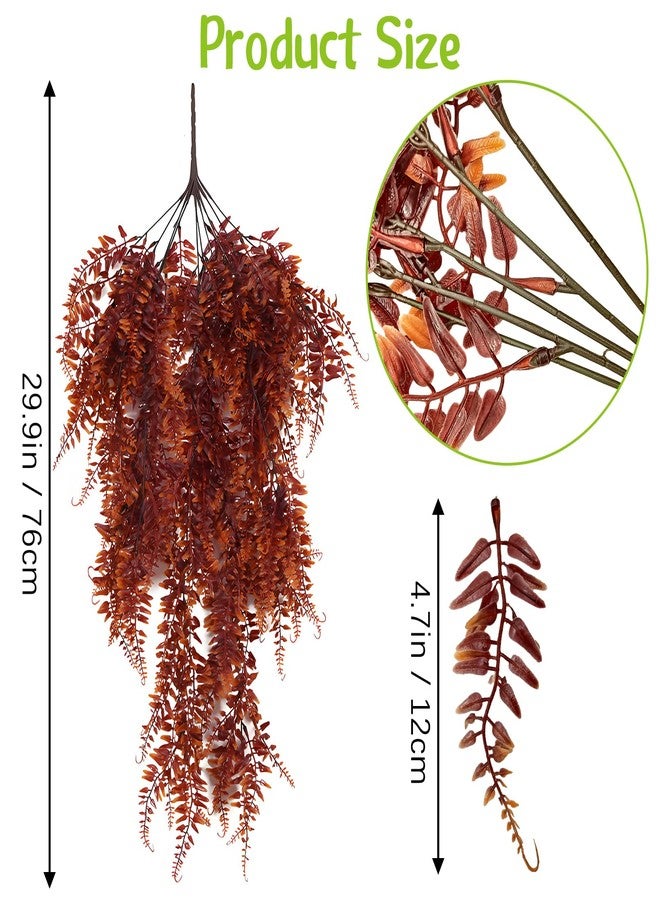 هامليدي نباتات هاميليدي المعلقة للزواحف (قطعتان) - لون أحمر - Image 3