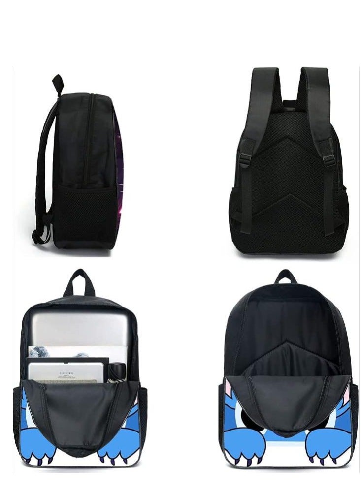 Mario 3 قطع حقيبة ظهر مدرسية سوبر ماريو متعددة الألوان - Image 2