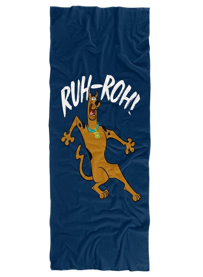 LOGOVISION Scooby-Doo Ruh Roh Officially Licensed Beach Towel 30" X 60" - Image 1