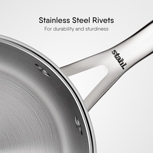 Stahl Artisan Triply 1.4 L 16 cm Stainless Steel Tea Pan with Lid | Triply Sauce Pan I Induction & Gas Stove Compatible Milk Pan - Image 4