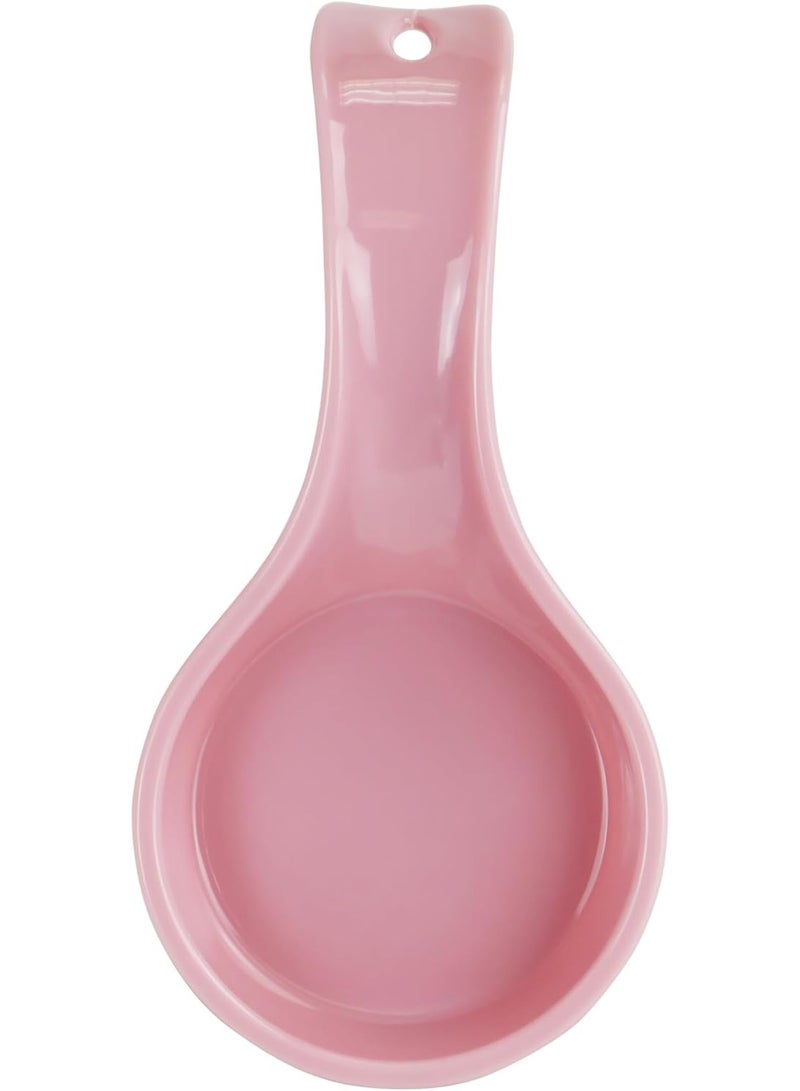 Reston Lloyd Rest Plastic Counter Stove Top Utensil Holder for Spoons, Ladle, Tong, 4 x 8, Pink - Image 1