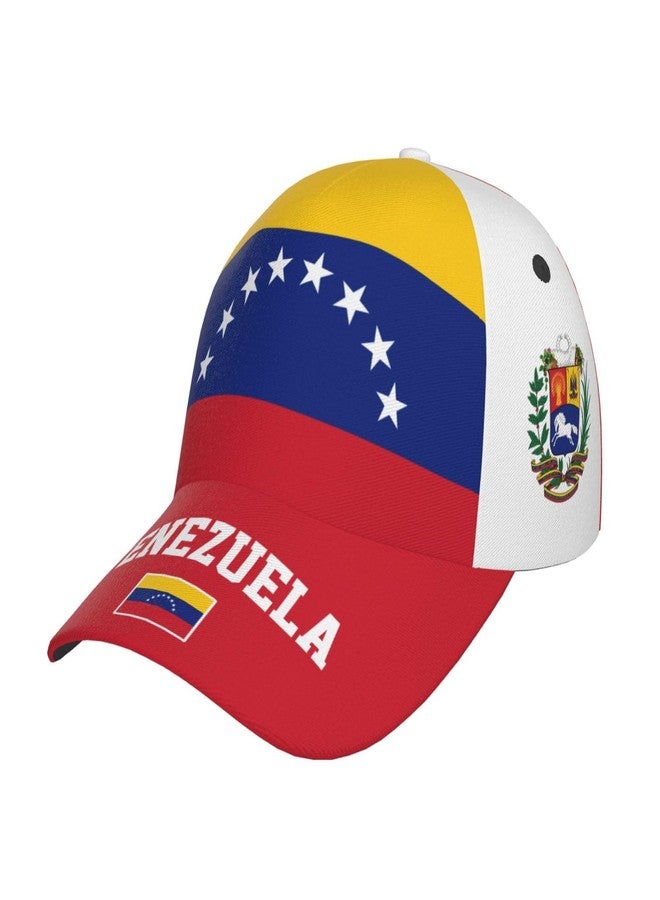 Krirteh Venezuelan Flag Baseball Cap for Men Women, Fashion Flag of Venezuela Hat Adjustable Sun Protection Visor Caps Trucker Hat Patriotic Caps - Image 1