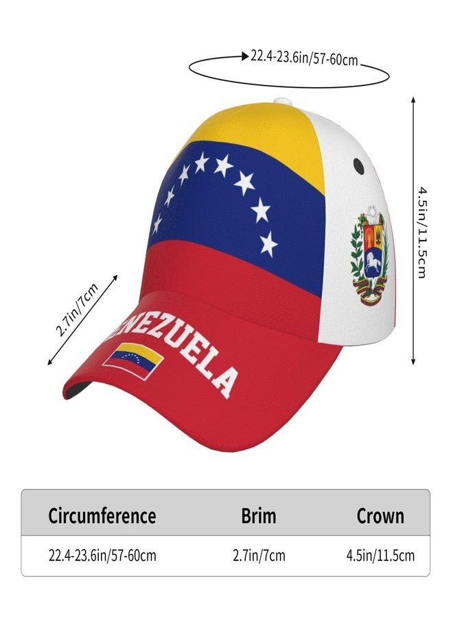 Krirteh Venezuelan Flag Baseball Cap for Men Women, Fashion Flag of Venezuela Hat Adjustable Sun Protection Visor Caps Trucker Hat Patriotic Caps - Image 4