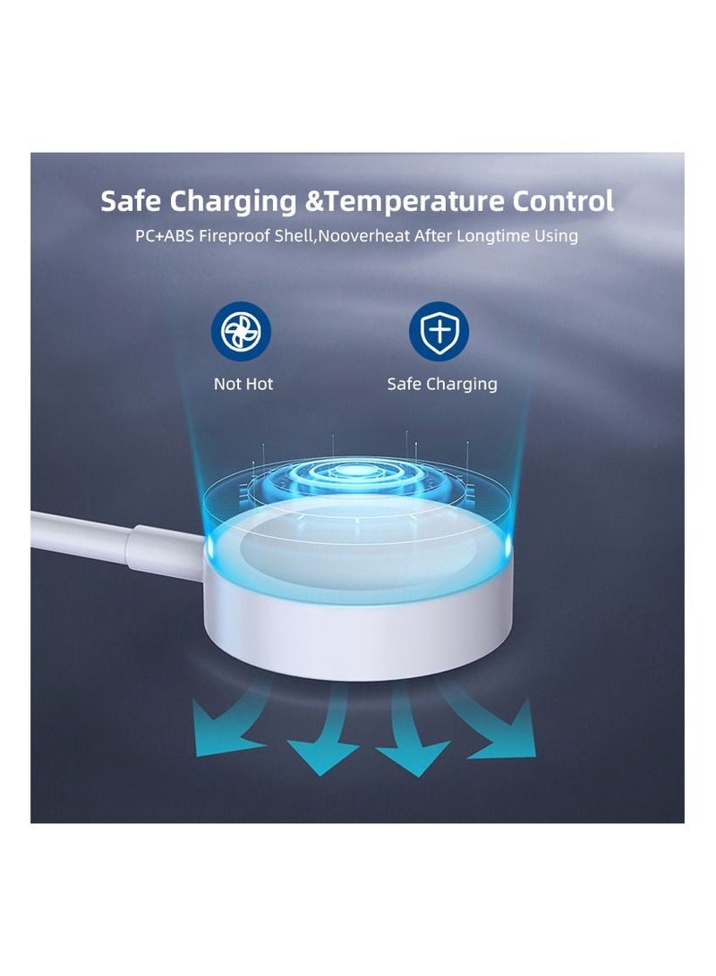 Phone Planet Watch Magnetic Fast Charger to USBC Cable (1.2 m) white  - Image 4