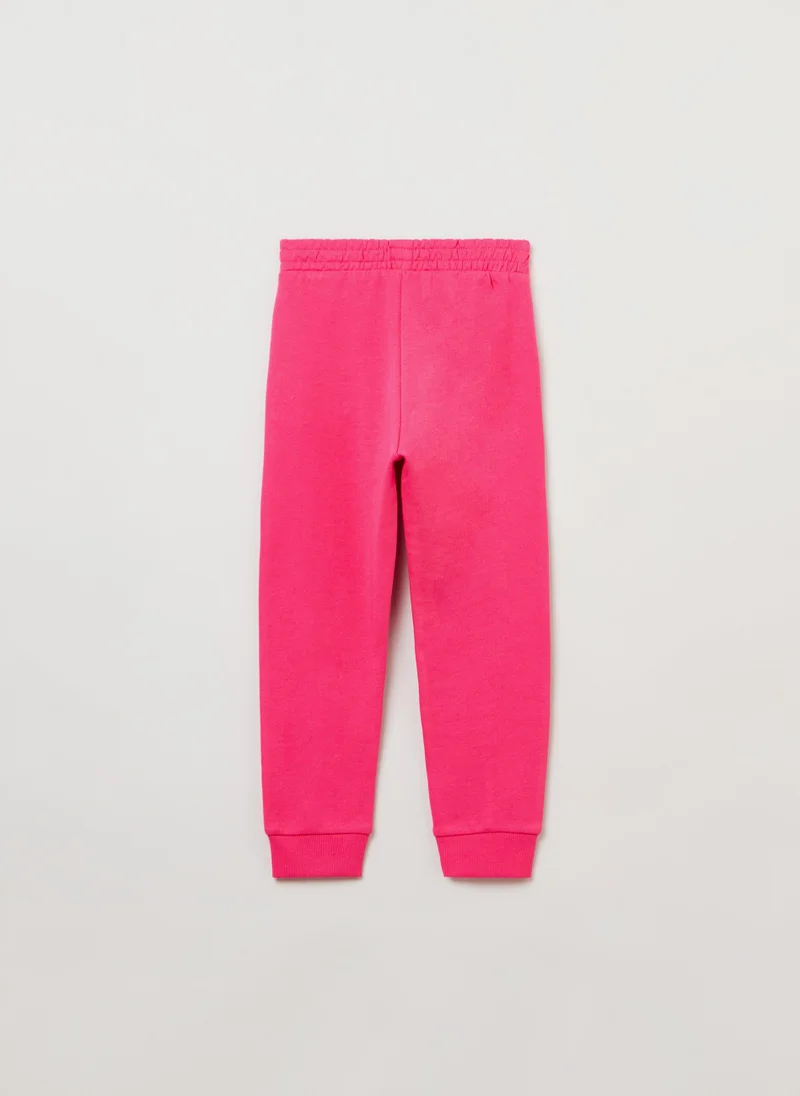 Ovs OVS Plush Joggers With Embossed Seams