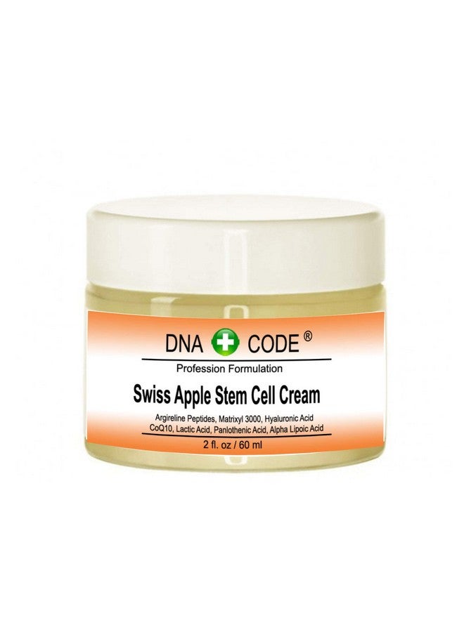 DNA CODE Skin Care Dna Codeswiss Apple Stem Cell Cream W/Argireline Matrixyl 3000 Hyaluronic Acid Coq10. Big 2 Oz Or 4 Oz