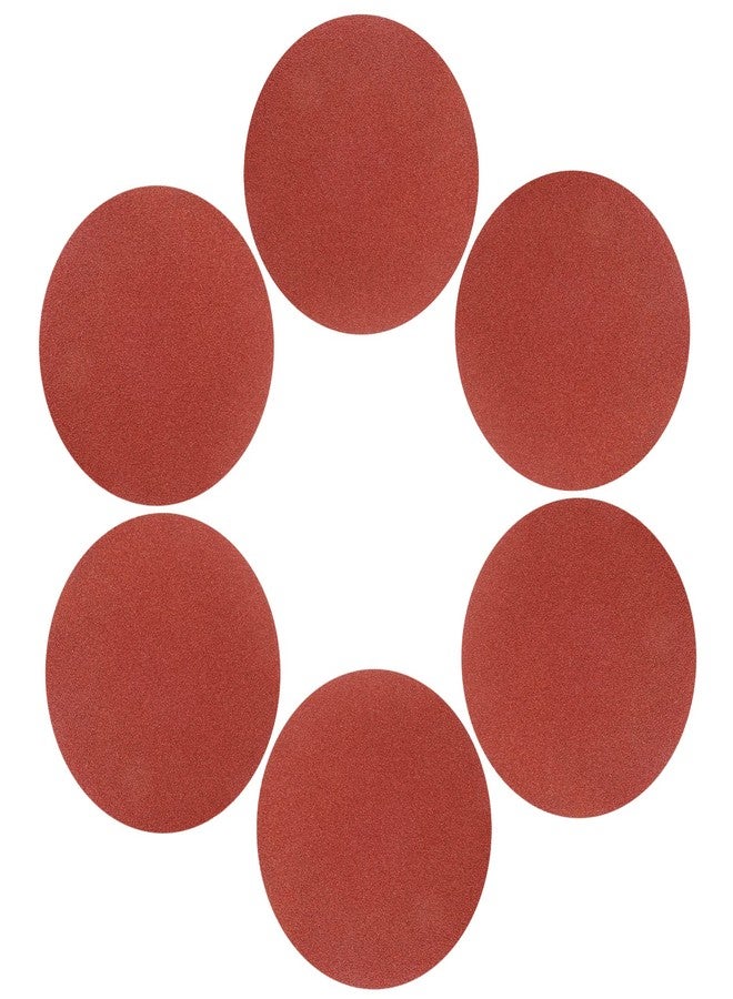 BokWin 40PCS 7-Inch 80 Grit Hook and Loop Sanding Discs Sandpaper, Aluminum Oxide Sanding Disc for Drill Grinder Rotary Tools No Hole, Self Stick - Image 4