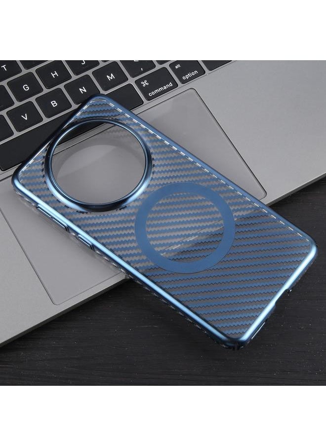 Zaboon - Case For Huawei Mate 60 Pro /60 Pro+ 6D Plated Carbon Fiber Clear Magsafe PC Phone Case - Image 1