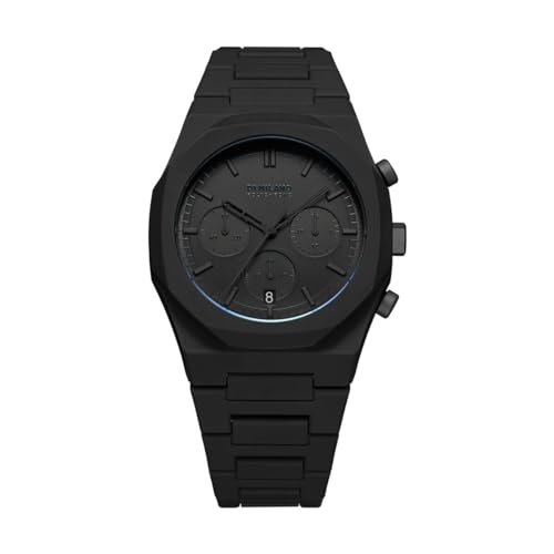 D1 Milano Polychrono Men's Luxury Watch, Polycarbonate Quartz Movement, Polycarbonate Strap, 50M Water Resistant Timepiece, Grey Dial, 2 Years Warranty - PHBJSH - Image 1