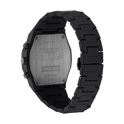 D1 Milano Polychrono Men's Luxury Watch, Polycarbonate Quartz Movement, Polycarbonate Strap, 50M Water Resistant Timepiece, Grey Dial, 2 Years Warranty - PHBJSH - Image 3