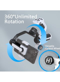 FeiyuTech FeiyuTech SCORP Mini P Gimbal Stabilizer for Smartphone,3-Axis Phone Gimbal with ZoomKnob/AI Tracking/Button Control,Stabilizer for iPhone Samsung Huawei MI,Max520g,Tiktok,YouTube Video Recording  - Image 4