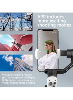 FeiyuTech FeiyuTech SCORP Mini P Gimbal Stabilizer for Smartphone,3-Axis Phone Gimbal with ZoomKnob/AI Tracking/Button Control,Stabilizer for iPhone Samsung Huawei MI,Max520g,Tiktok,YouTube Video Recording  - Image 5