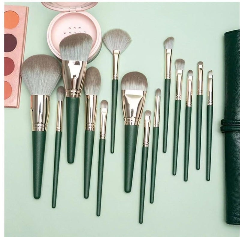 Mn Makeup Brushes 14pcs Premium Makeup Complete Cosmetic Brush Collection - Image 4