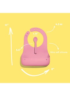 Avanchy Roll And Go Baby Bibs Bowls And Spoons For Babies Toddlers Kids Silicone Bib Sets Soft Waterproof Adjustable Feeding Bib Unisex Black Silicone  - Image 2