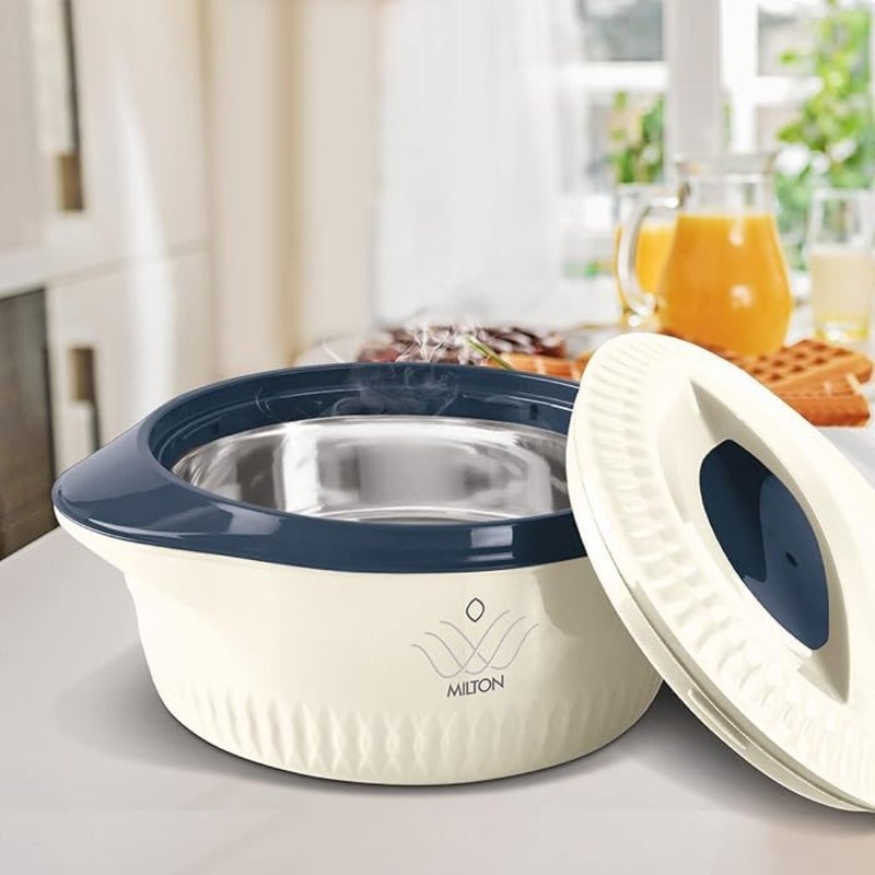 Royal 3500 Cassrole Hot Pot Assorted Blue/Cream - Image 5