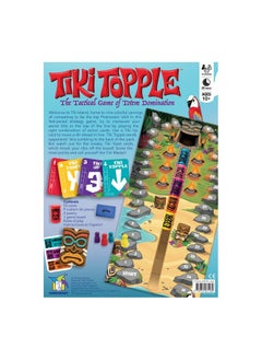 Gamewright Gamewright Tiki Topple - The Tactical Board Game of Totem Domination Board Game Multi-colored, 5" for ages 120 months to 180 months  - Image 3