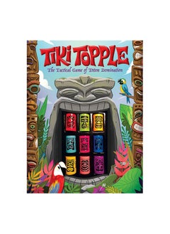 Gamewright Gamewright Tiki Topple - The Tactical Board Game of Totem Domination Board Game Multi-colored, 5" for ages 120 months to 180 months  - Image 1