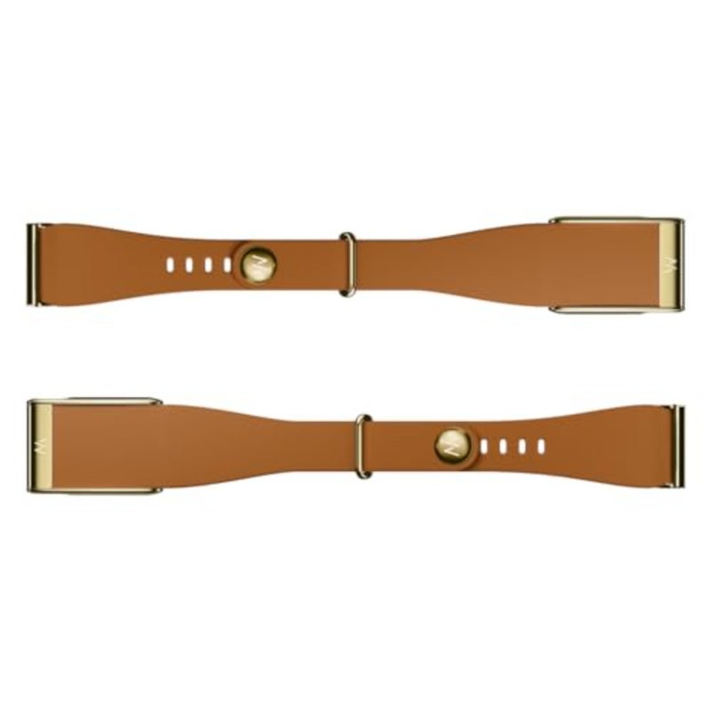ملحق WHOOP MG LeatherLuxe Band من الجلد الإيطالي الأصلي للصحة واللياقة البدنية والعافية يمكن ارتداؤه غير متوافق مع Gen 4 - Image 1